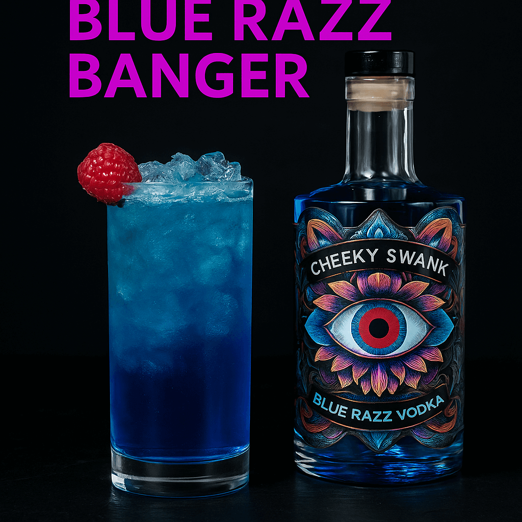 Blue razz vodka cocktail recipe